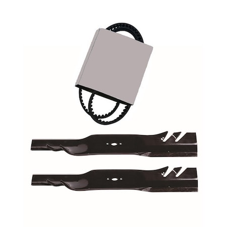 Belt and 2 Blades Kit Fits Toro 30 TimeMaster Mowers 20199 20200 20975 20977 -  AIC REPLACEMENT PARTS, KT-MOB40-0032-WITHBLADES